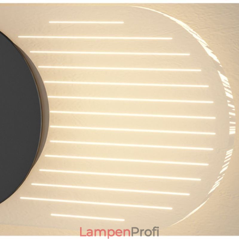 Wandleuchte Moderne minimalistische Acryl Schmiedeeisen Uhr Wandleuchte