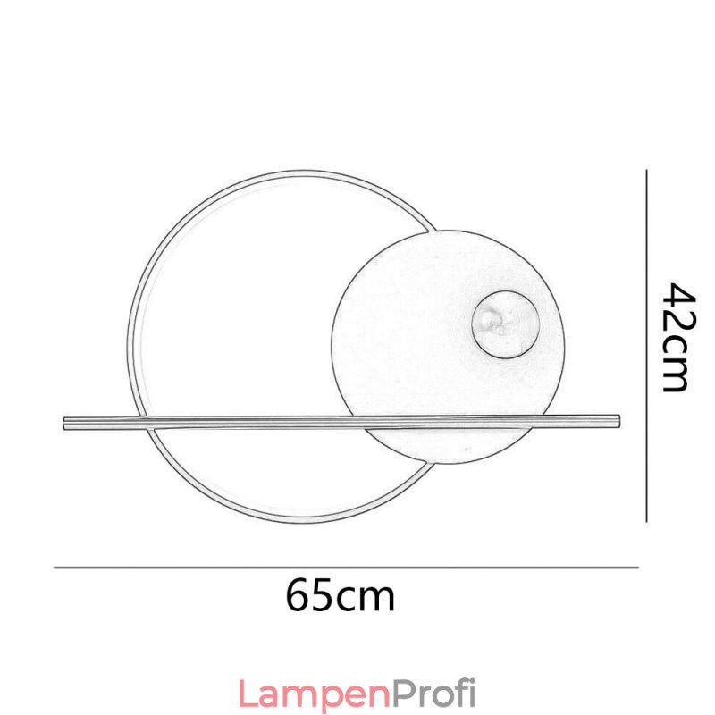 Wandleuchte Runde Garten Schmiedeeisen Wandleuchte