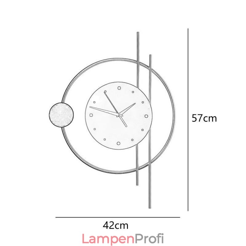 Uhr Wandleuchte Moderne Minimalistische Schmiedeeisen Wandleuchte Und