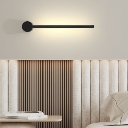 Moderne lange Wandlampe, Nachttischlampe