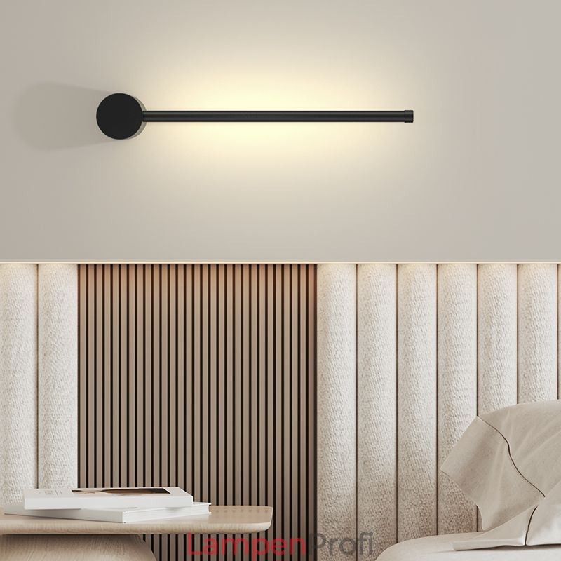Moderne lange Wandlampe, Nachttischlampe
