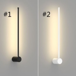Moderne lange Wandlampe, Nachttischlampe