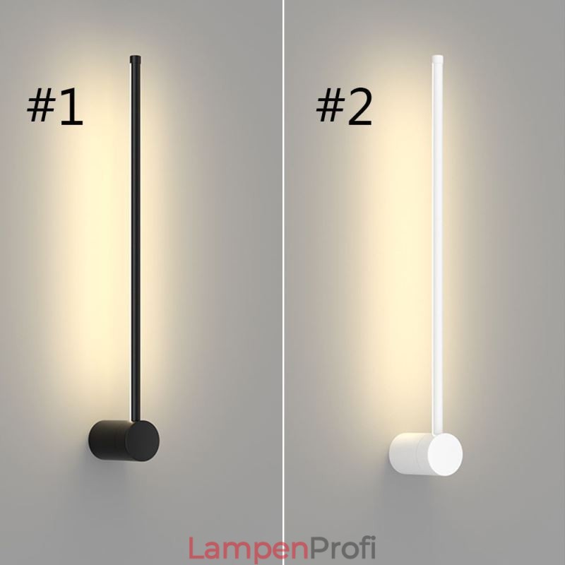 Moderne lange Wandlampe, Nachttischlampe