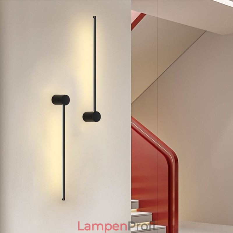 Moderne lange Wandlampe, Nachttischlampe