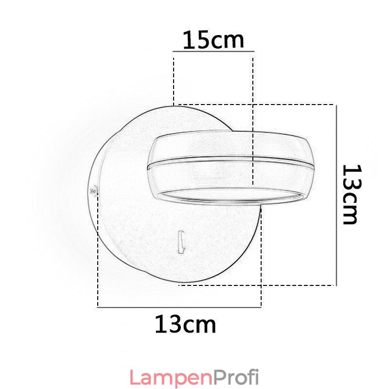 Schwenkbare Wandlampe Moderne minimalistische Wandleuchte