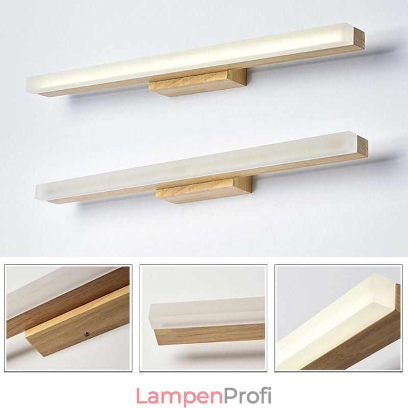 Spiegelleuchte Massivholz Wandleuchte Moderne Wandleuchte