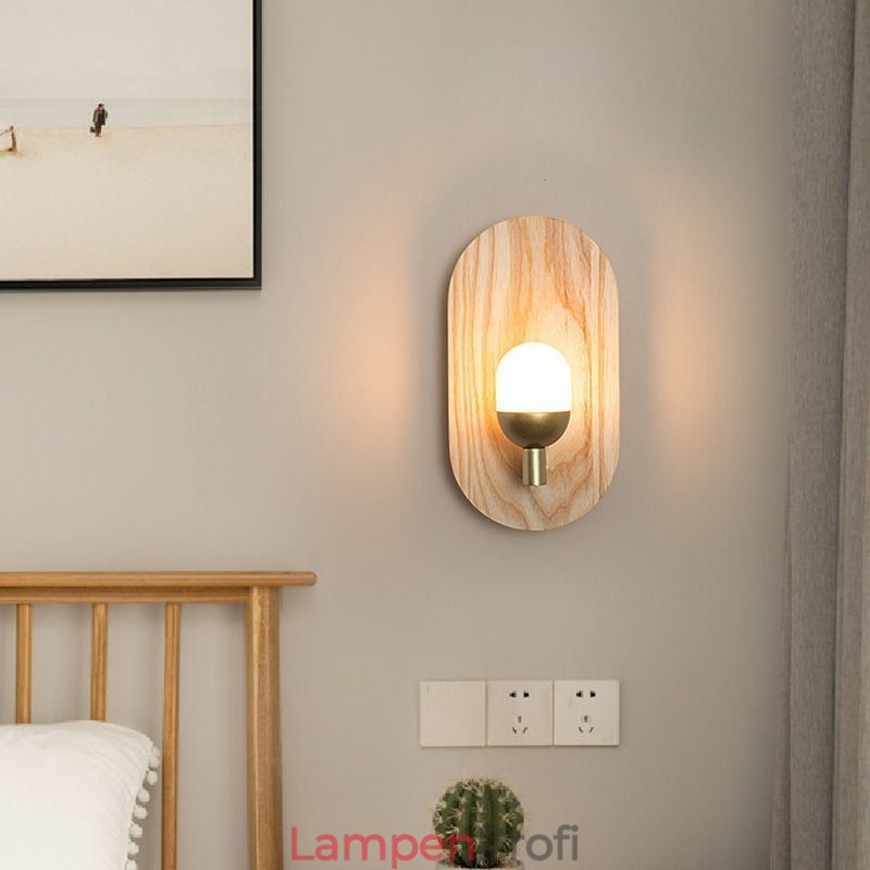 Dekoration Wand Holz Lampe Eingang Gang Lichter Nordic Nacht Wand Licht
