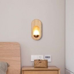 Japanische Dekoration Wandleuchte Holz Wandlampe Eingangsgang