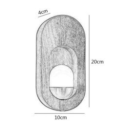 Japanische Dekoration Wandleuchte Holz Wandlampe Eingangsgang