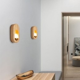 Japanische Dekoration Wandleuchte Holz Wandlampe Eingangsgang