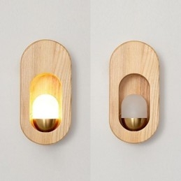 Japanische Dekoration Wandleuchte Holz Wandlampe Eingangsgang