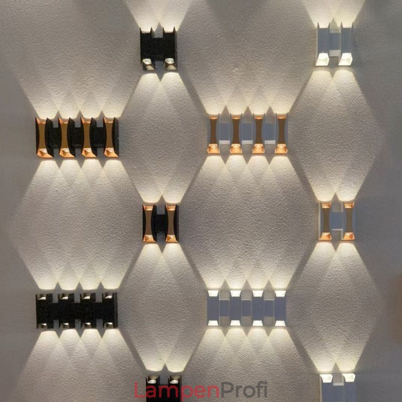 Wasserdichte Wandleuchte Modernes Aluminium Oberflächenmontiertes Gartenverandalicht