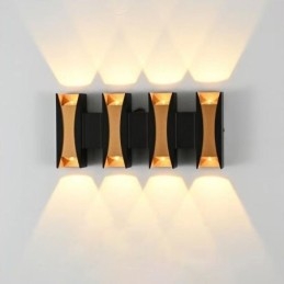 Wasserdichte Wandleuchte Modernes Aluminium Oberflächenmontiertes Gartenverandalicht