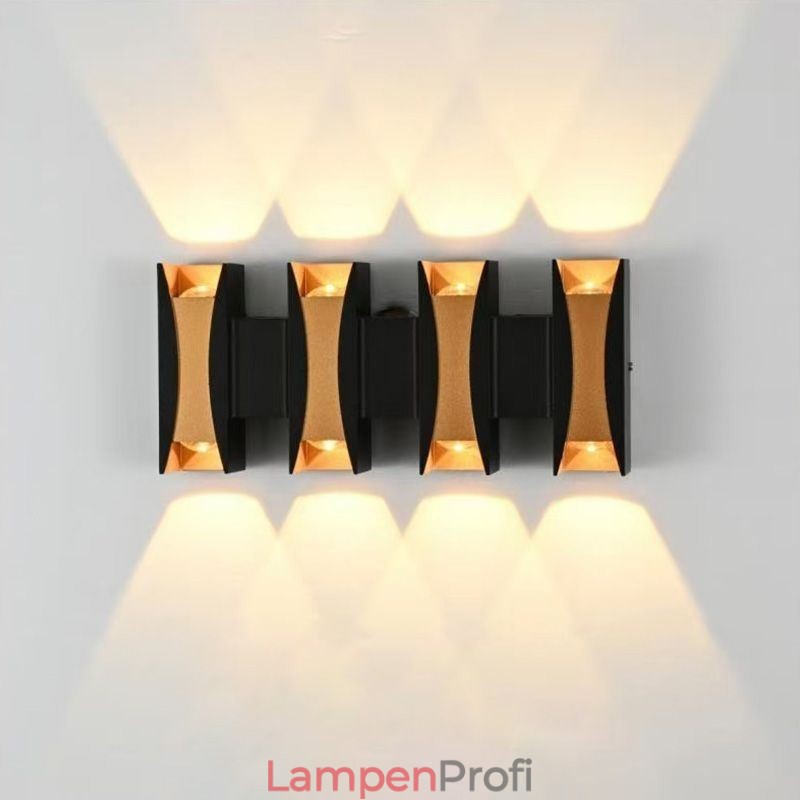 Wasserdichte Wandleuchte Modernes Aluminium Oberflächenmontiertes Gartenverandalicht