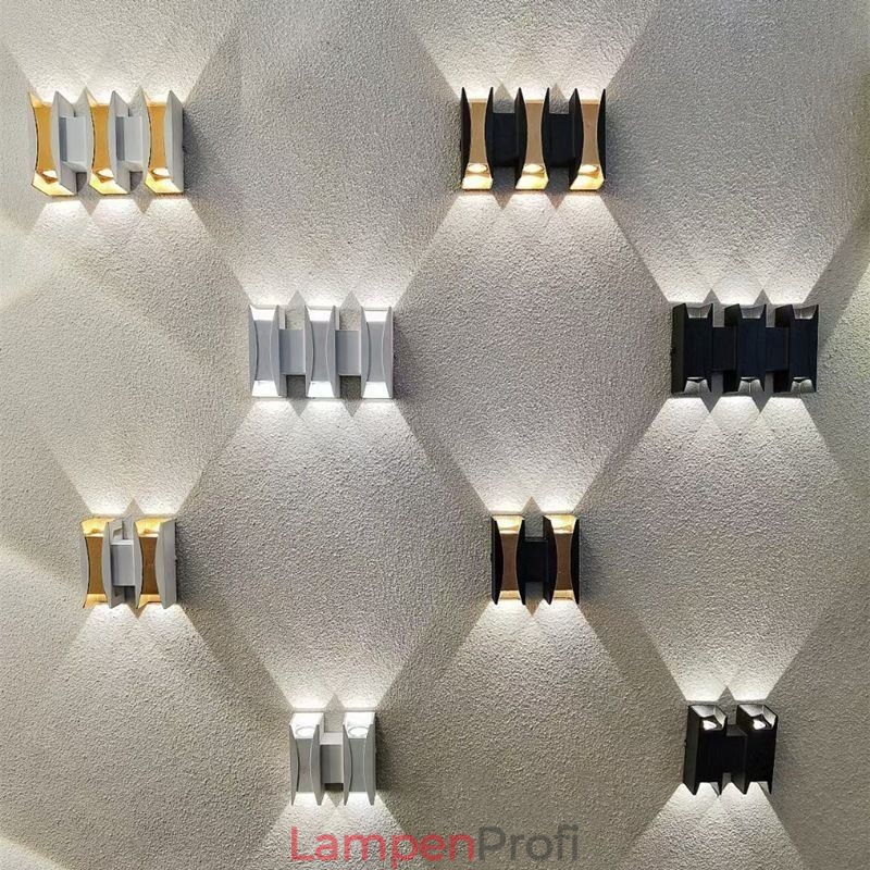 Wasserdichte Wandleuchte Modernes Aluminium Oberflächenmontiertes Gartenverandalicht