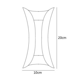 Moderne Wand Lampe Wasserdichte Wand Licht Hof Balkon Korridor