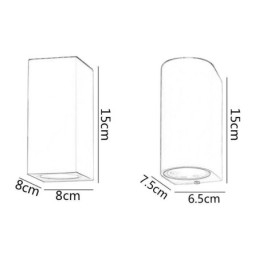 Wandleuchte Moderne einfache Aluminium Indoor Art Wandleuchte