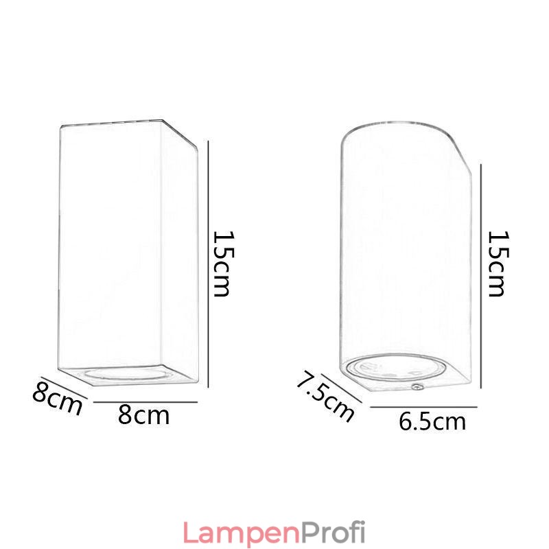 Wandleuchte Moderne einfache Aluminium Indoor Art Wandleuchte