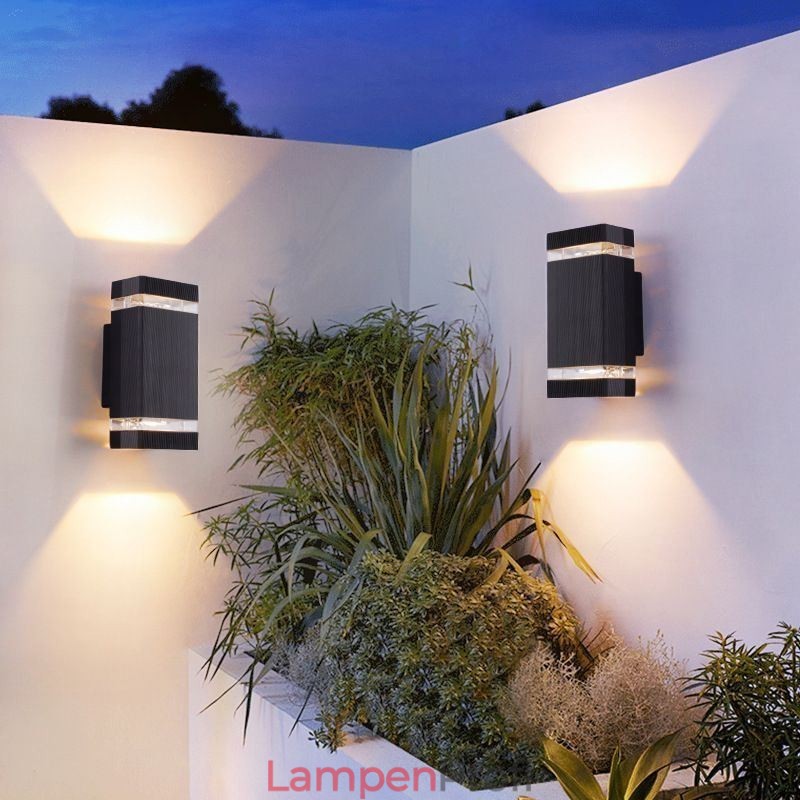 Einfache Aluminium Wand Lichter Wasserdichte Wand Lampe Hof Veranda