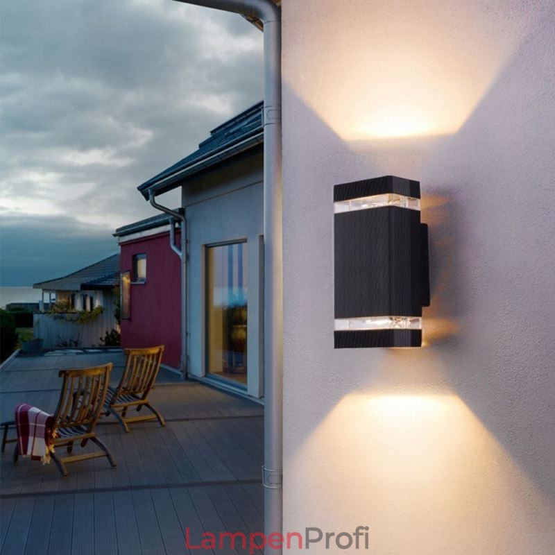 Einfache Aluminium Wand Lichter Wasserdichte Wand Lampe Hof Veranda