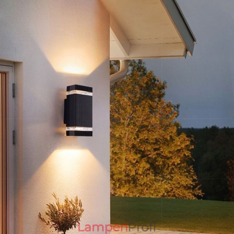 Einfache Aluminium Wand Lichter Wasserdichte Wand Lampe Hof Veranda