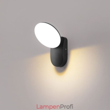 Moderne minimalistische Aluminiumlampe, wasserdichte Halbmond-Wandleuchte für den Garten Moderne minimalistische Aluminiumlampe, wasserdichte Halbmond-Wandleuchte für den Garten