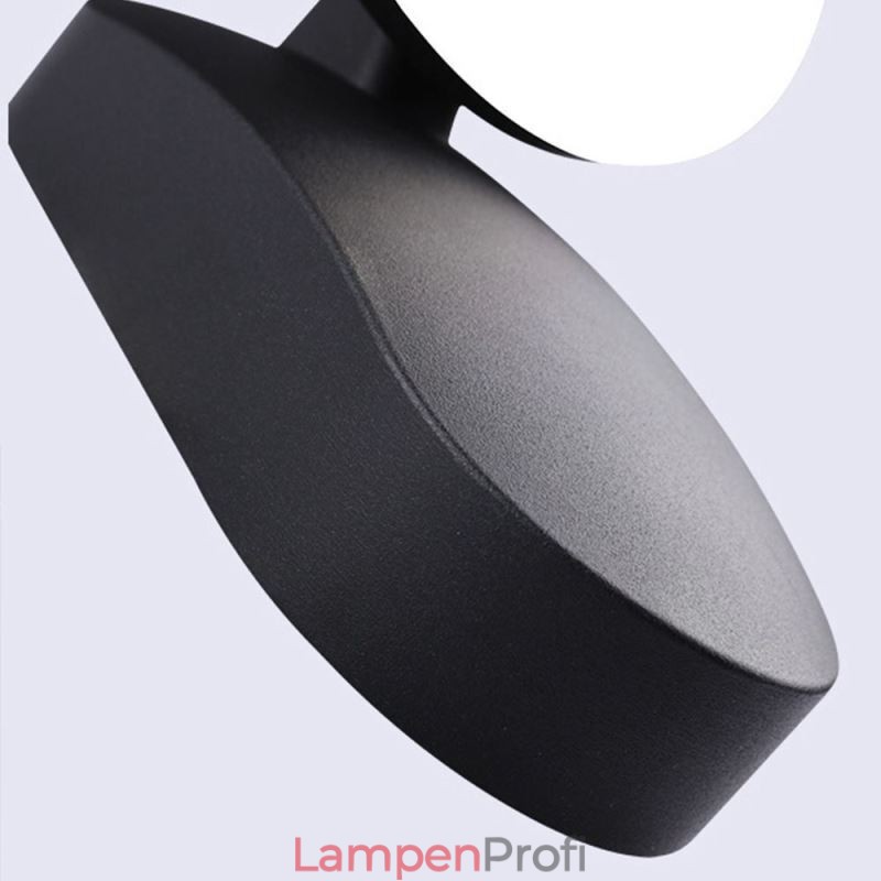Moderne minimalistische Aluminiumlampe, wasserdichte Halbmond-Wandleuchte für den Garten