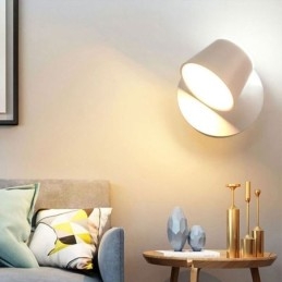Moderne Wandleuchte Drehbare Wandlampe Aluminium