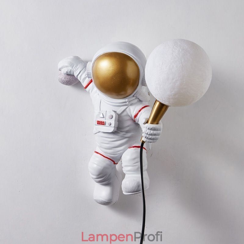Moderne Wandleuchte Kreative Astronaut Harz Wand Licht Kinder
