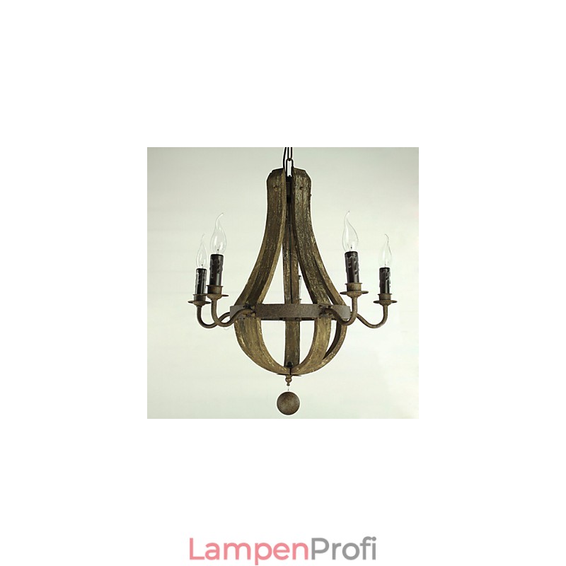 Kronleuchter 5 Lichter Vintage Retro Country Living Dining Metall