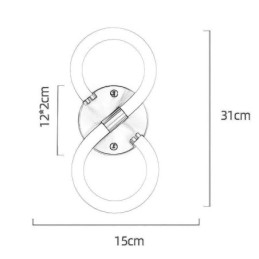 Zahlenleuchte Arabische Ziffer 8 Lampen