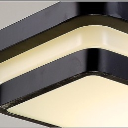 Moderne zeitgenössische Unterputzmontage aus Metall