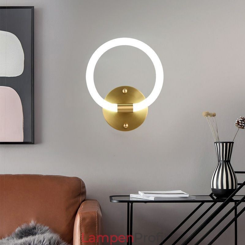 Moderne Wand Leuchten Runde Ring Wandleuchten Tricolor Dimmen