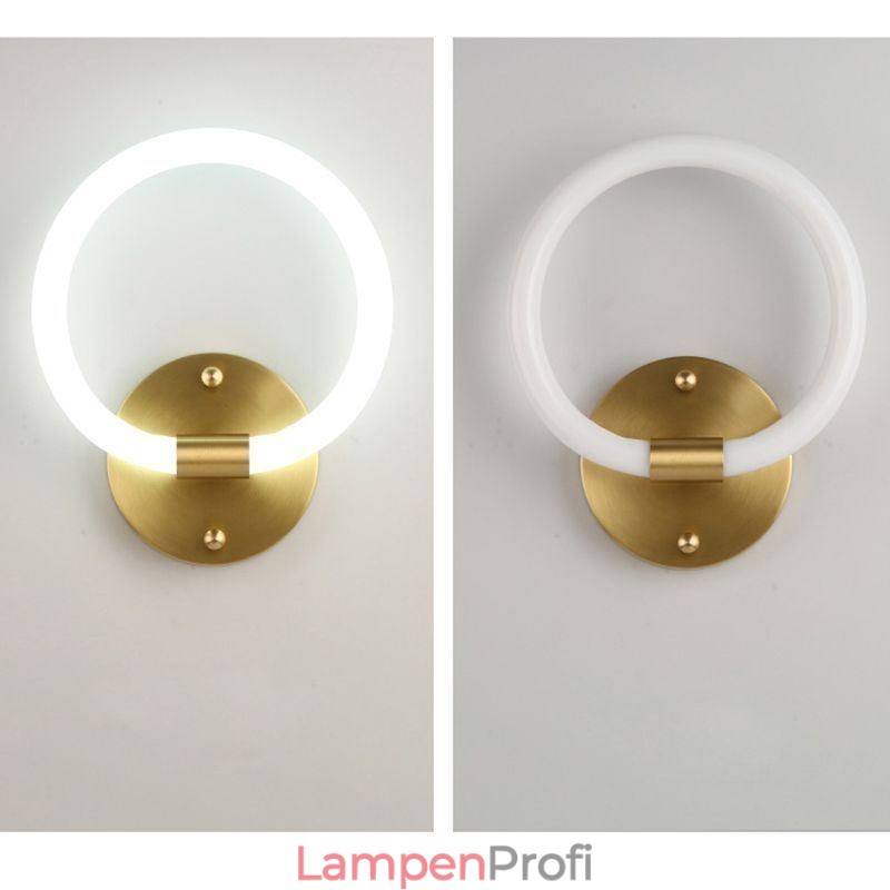 Moderne Wand Leuchten Runde Ring Wandleuchten Tricolor Dimmen