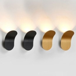 Minimalistische Wandleuchte aus Aluminium