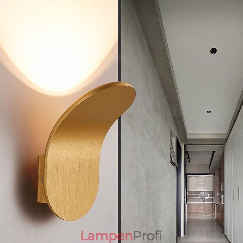 Minimalistische Wandleuchte aus Aluminium