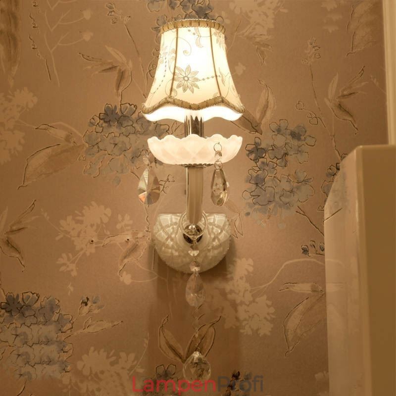 Klassische Kristallwandleuchte im europäischen Stil, elegante Wandleuchte