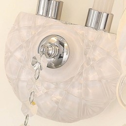 Klassische Kristallwandleuchte im europäischen Stil, elegante Wandleuchte