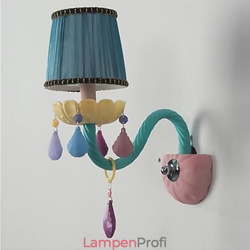 Europäische Kristall-Wandleuchte Macaron Bunte Wandleuchte