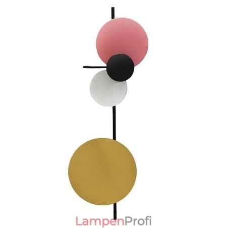 Moderne Wandleuchte, kreisförmige Wandleuchte, bunte Beleuchtung für Zuhause, Nachttischbeleuchtung