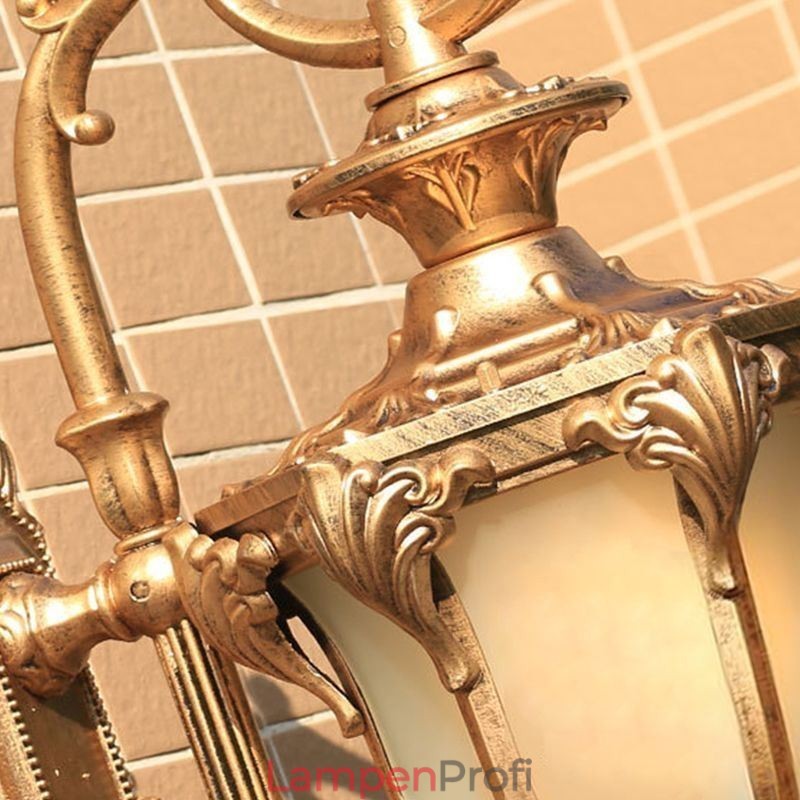 Europäische Retro Außenleuchte Wasserdicht Geschnitzte Wandleuchte Hof Korridor