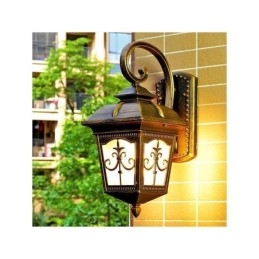 Europäische Retro Outdoor Wand Licht Wasserdichte Pfeil Blume Wand Leuchte