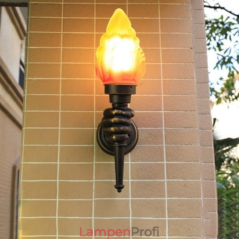 Europäische Retro Outdoor Wandleuchte Wasserdichte Taschenlampe Form Wandleuchte
