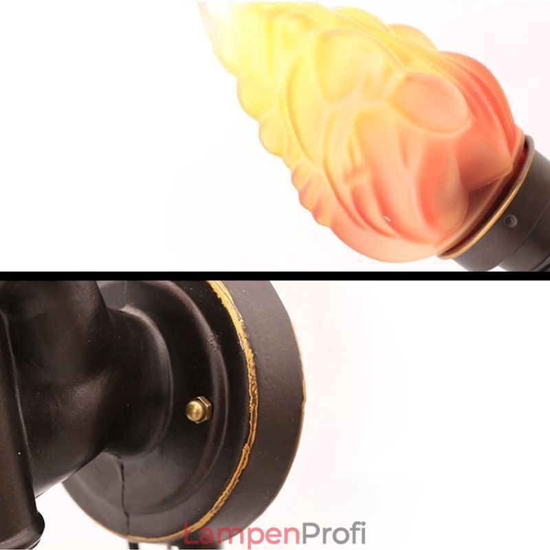 Europäische Retro Outdoor Wandleuchte Wasserdichte Taschenlampe Form Wandleuchte