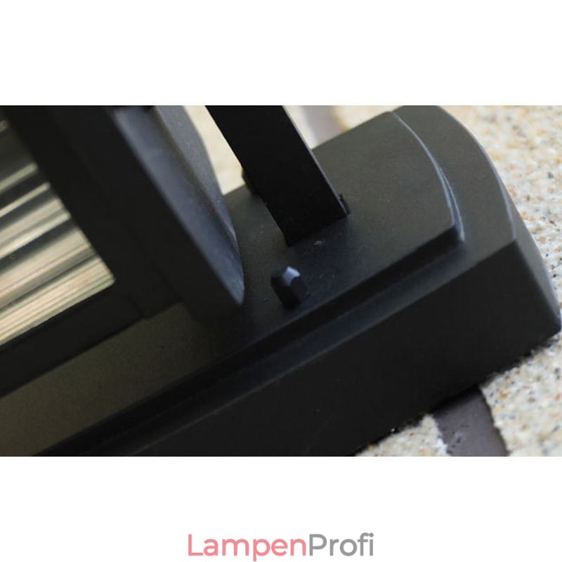 Moderne einfache Außenleuchte wasserdichte quadratische Säulenwandleuchte Hofkorridor