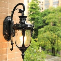 Europäische Außenleuchte Wasserdicht Single Head Wandleuchte Hof Korridor Garten