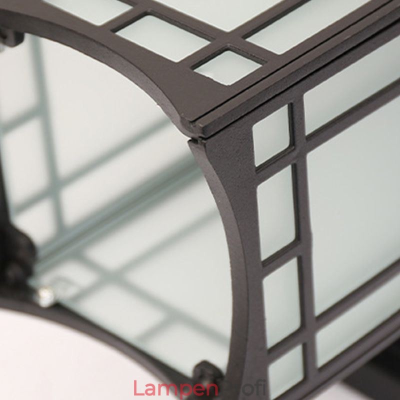 Außenleuchte im chinesischen Stil, wasserdicht, Pavillonform, Wandleuchte für Garten und Balkon