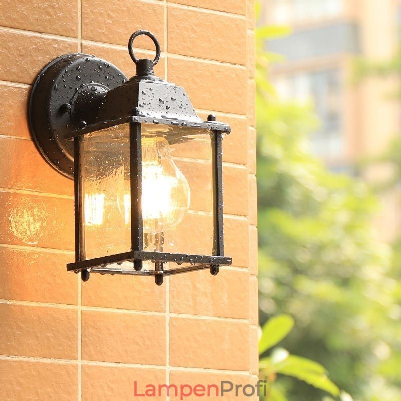 European Outdoor Wandleuchte Wasserdichte Quadratische Spalte Wand Licht Hof Garten Balkon