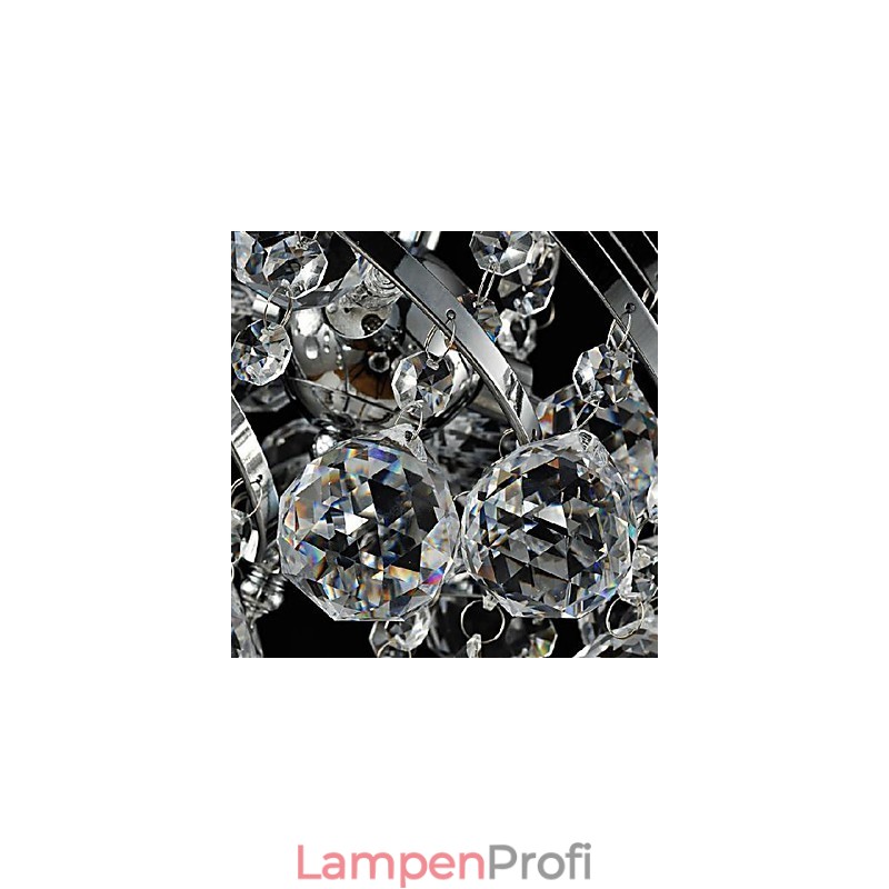 Moderne zeitgenössische traditionelle klassische Landhaus-Kristall-Chrom-Kristall-Kronleuchter-Pendelleuchte