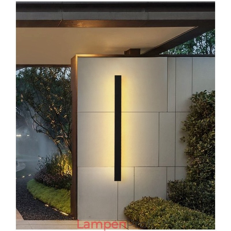 Outdoor Lange Moderne Zeitgenössische Wand Lampe Wandleuchte Wand Licht IP 44 für Veranda Terrasse Garten